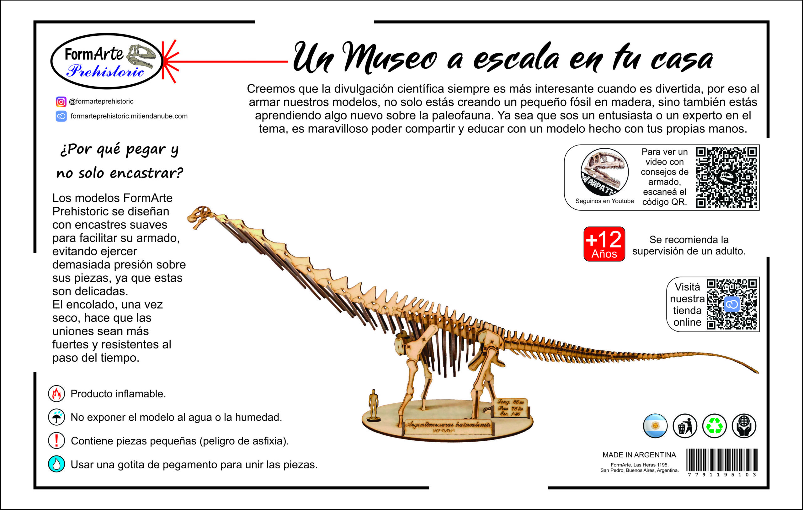 Argentinosaurus huinculensis Escala 1:45 - Imagen 8