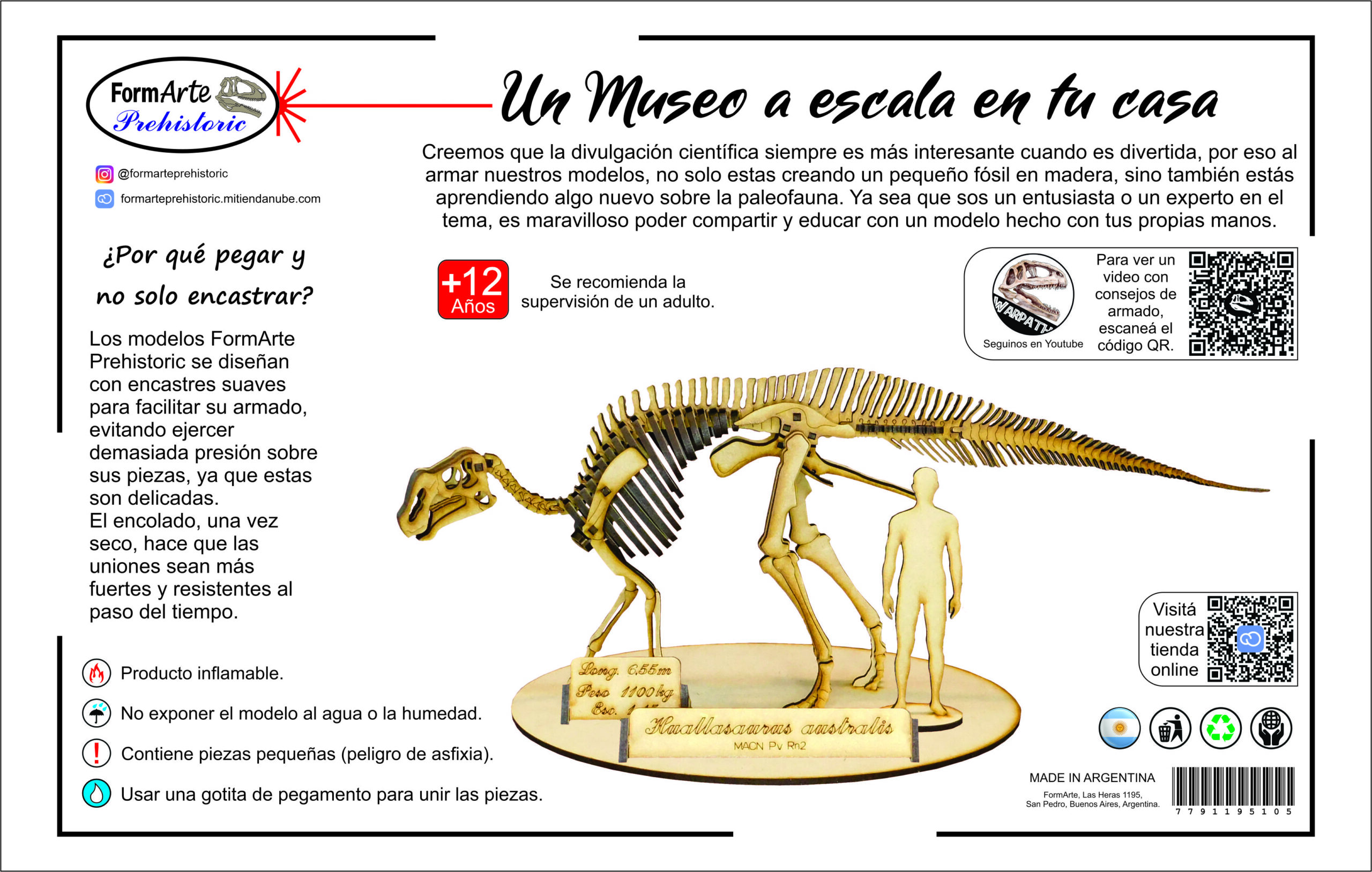 Huallasaurus australis Escala 1:15 - Imagen 8