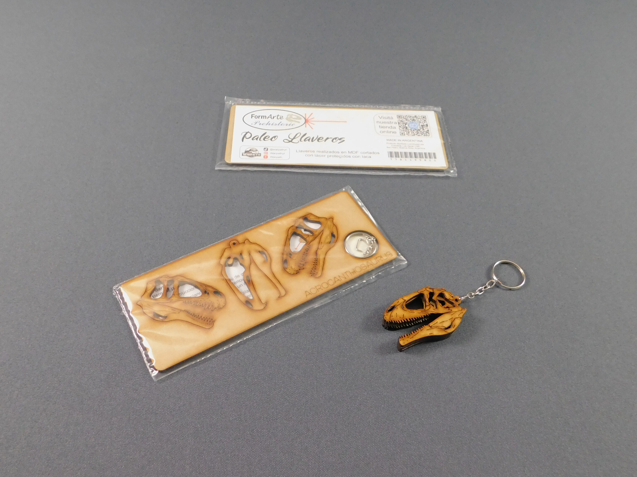 Paleo llaveros Acrocanthosaurus atokensis - Imagen 2