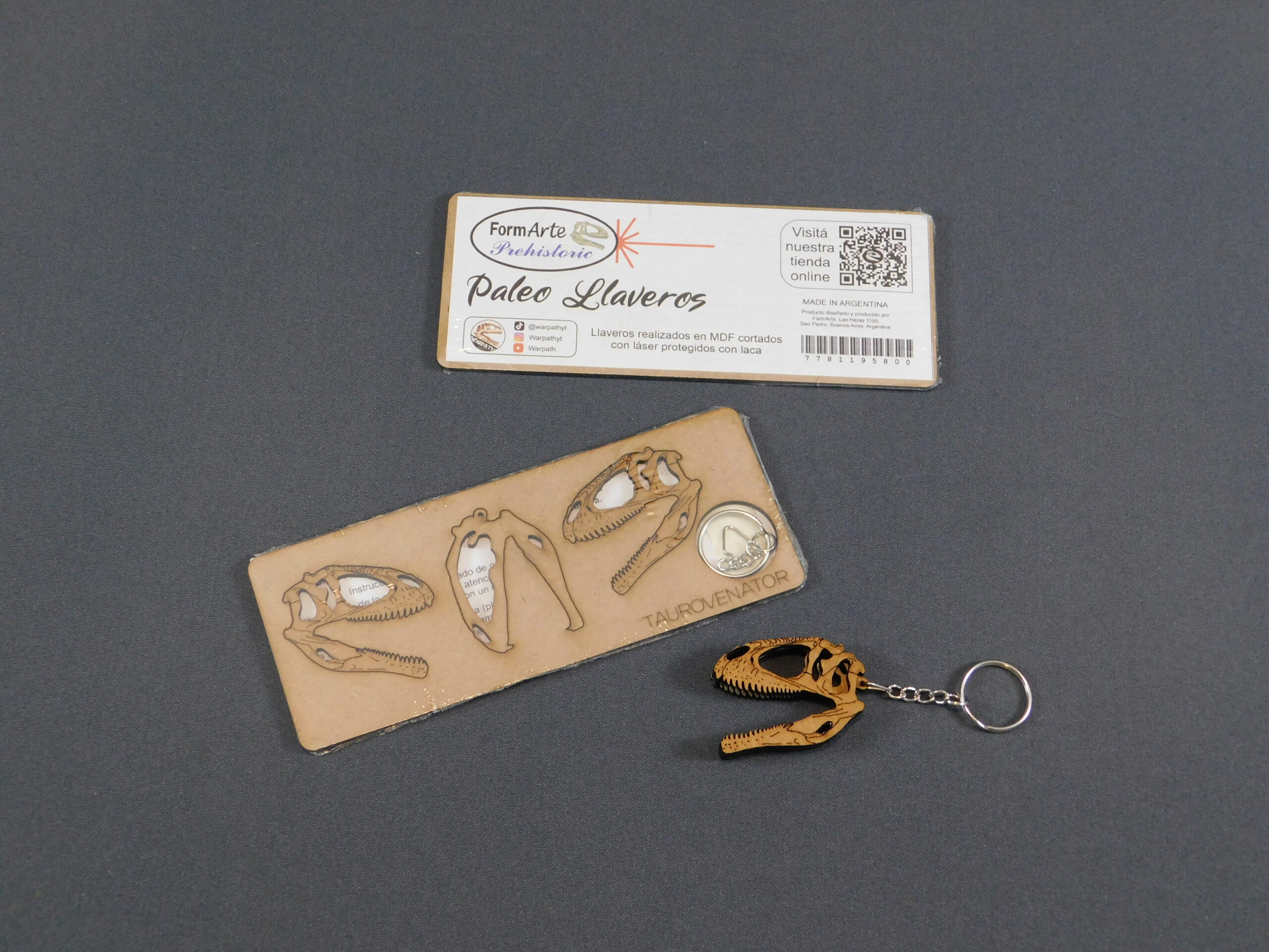 Paleo llaveros Taurovenator violantei - Imagen 2